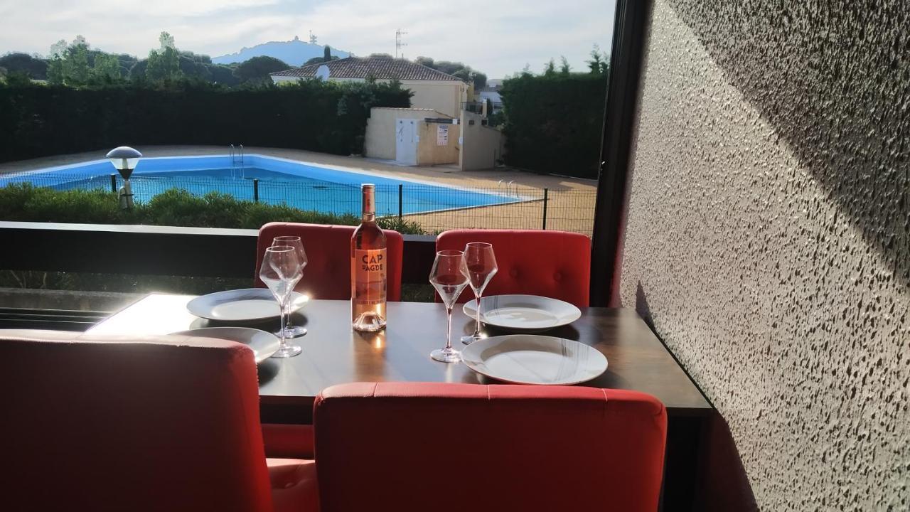 Apartament Le Venusia Du Cap - Clim, Stationnement, Menage Et Linge Fournis Agde Zewnętrze zdjęcie